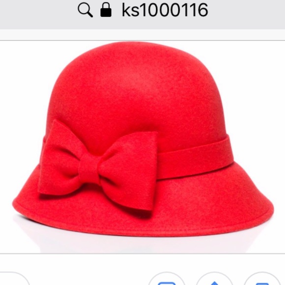 kate spade Accessories - Kate Spade New York new with tags red wool hat